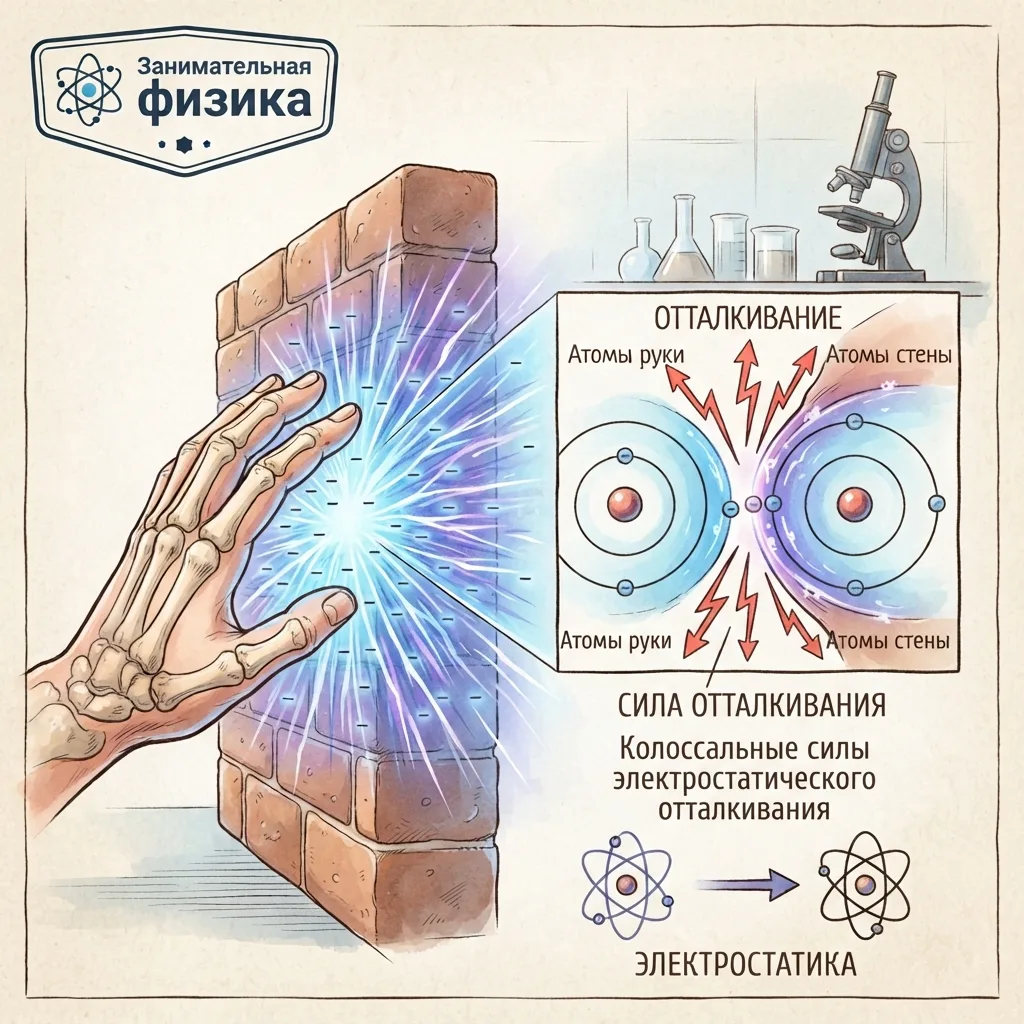 🧱 Почему нельзя пройти сквозь стену?