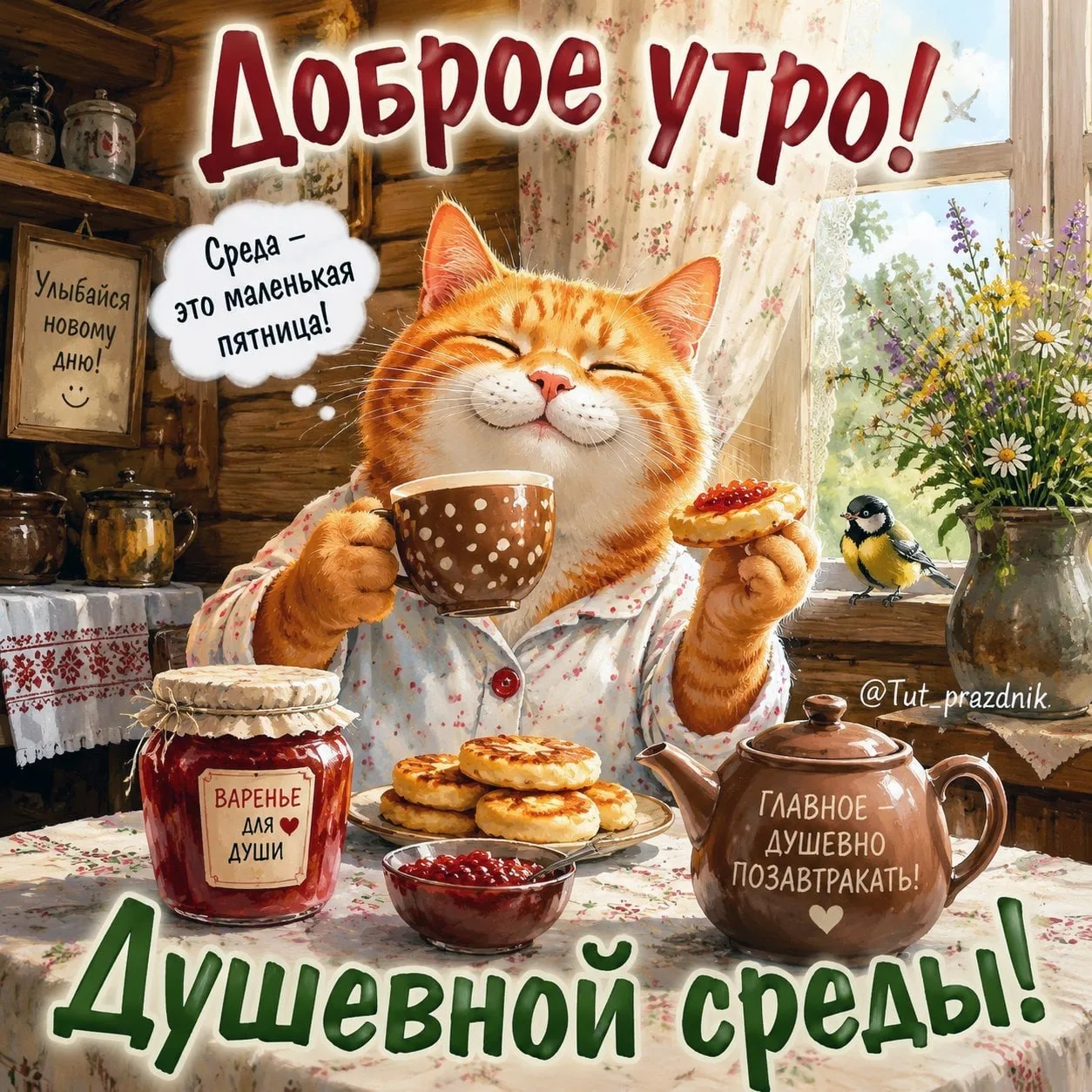 Доброе утро! Душевной среды!

Красивые открытки ❤️