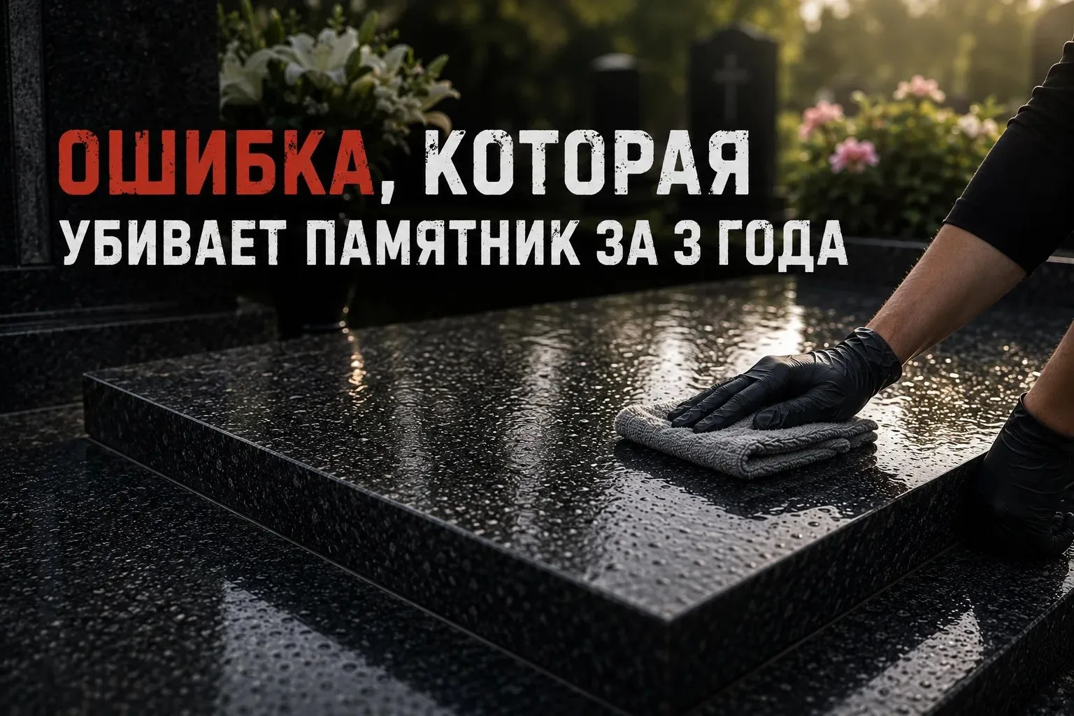⛔Ошибка, которая убивает памятник за 3 года (и как её избежать).