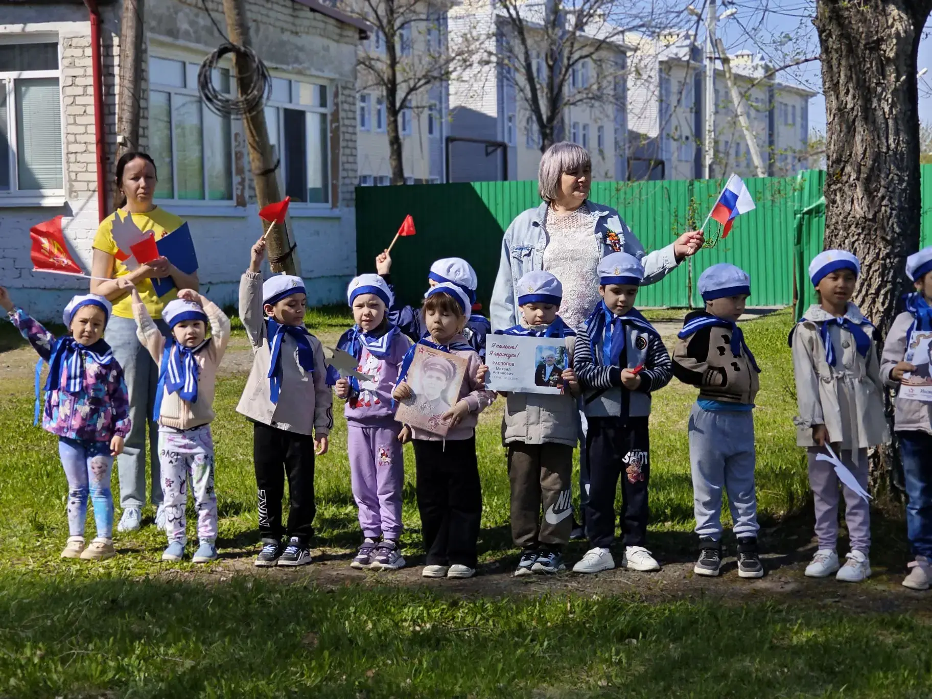 В детском саду «Солнышко» прошёл фестиваль военной песни «Песни, с которыми мы Победили».