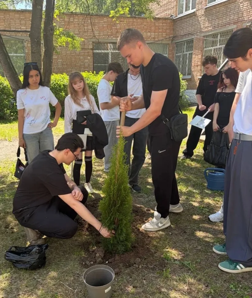 🌳 Корни памяти, ветви будущего  Сегодня для 11 «Б» особенный день. Он не про экзамены и не про оценк