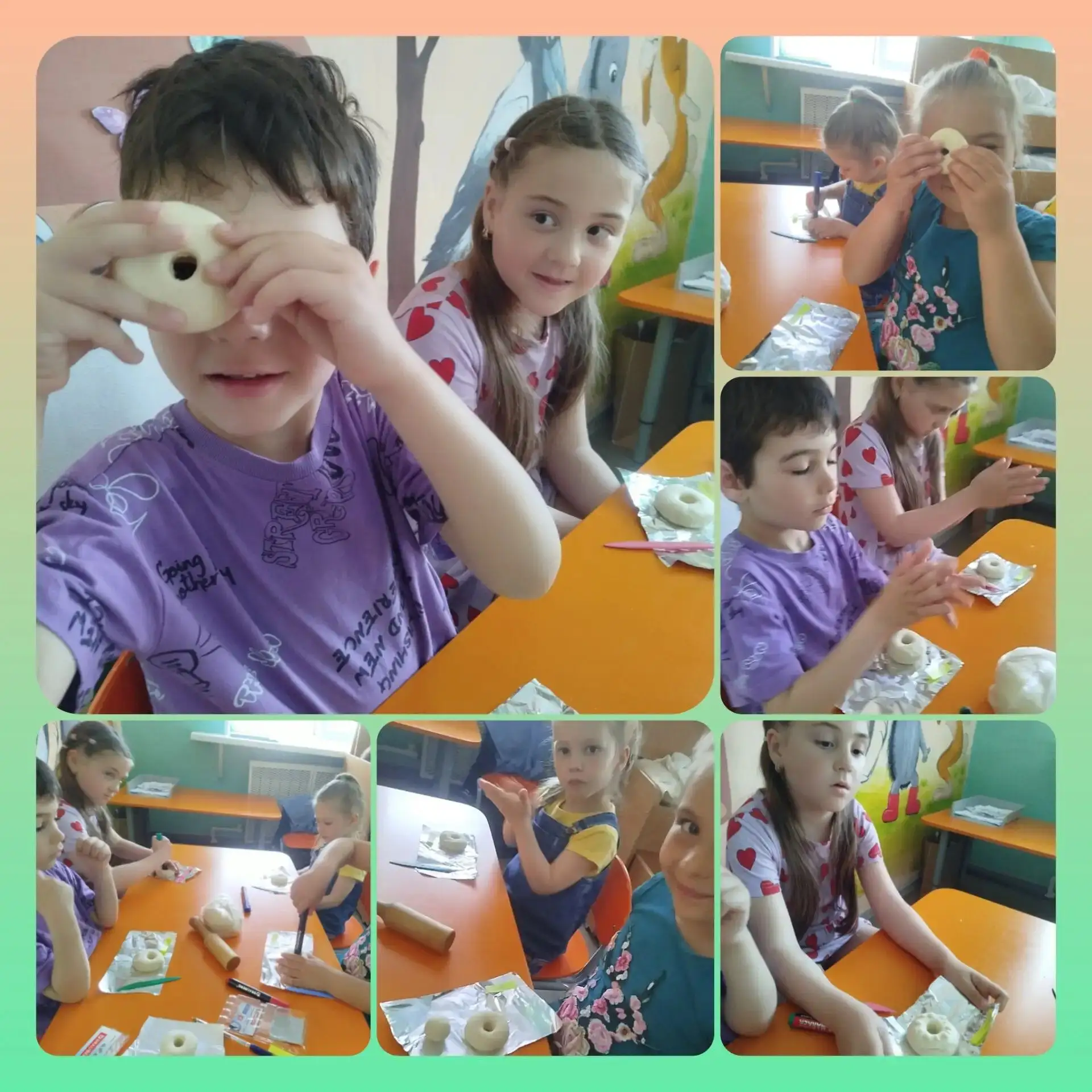 Рубрика Тестопластика "Любимые сладости"🍩🍦