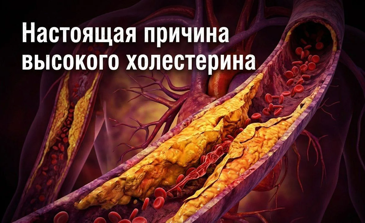 Настоящая причина высокого холестерина   В 70-х годах прошлого века начался настоящий бум на обезжир