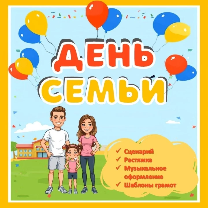 🎈Новинка 2026 года🎈

Готовый материал для проведения спортивного праздника «День семьи» 👨‍👩‍👧‍�