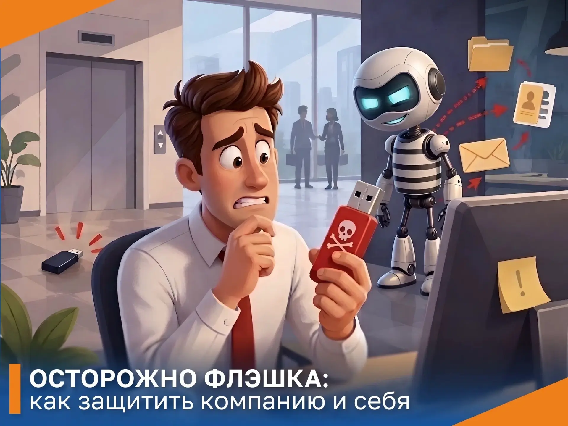 ⚠️ Осторожно, флешка: новый способ кибератак!