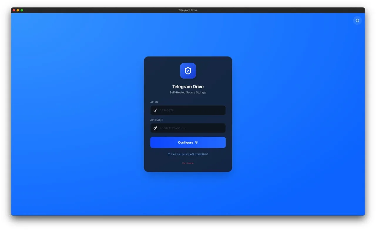 Telegram-Drive — превратите свой аккаунт в Telegram в неограниченное безопасное облачно...
