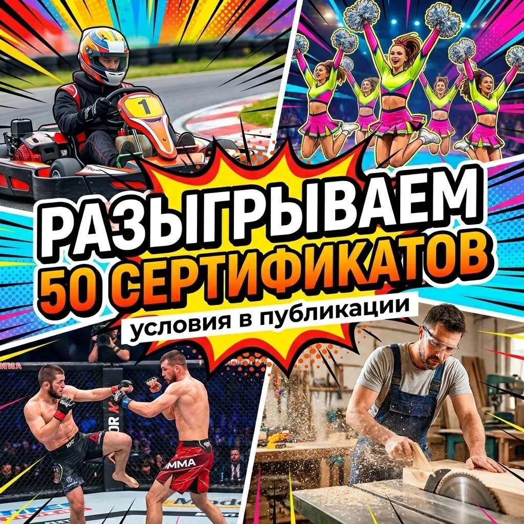 РАЗЫГРЫВАЕМ 50 СЕРТИФИКАТОВ🎁