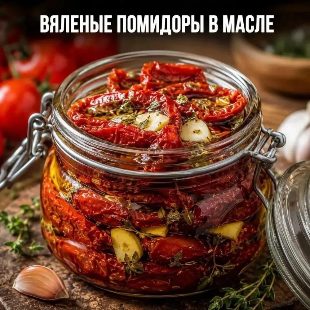 🍅  ВЯЛЕНЫЕ ПОМИДОРЫ В МАСЛЕ