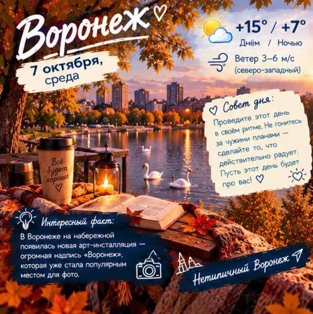 ❤️ Доброе утро, Воронеж!