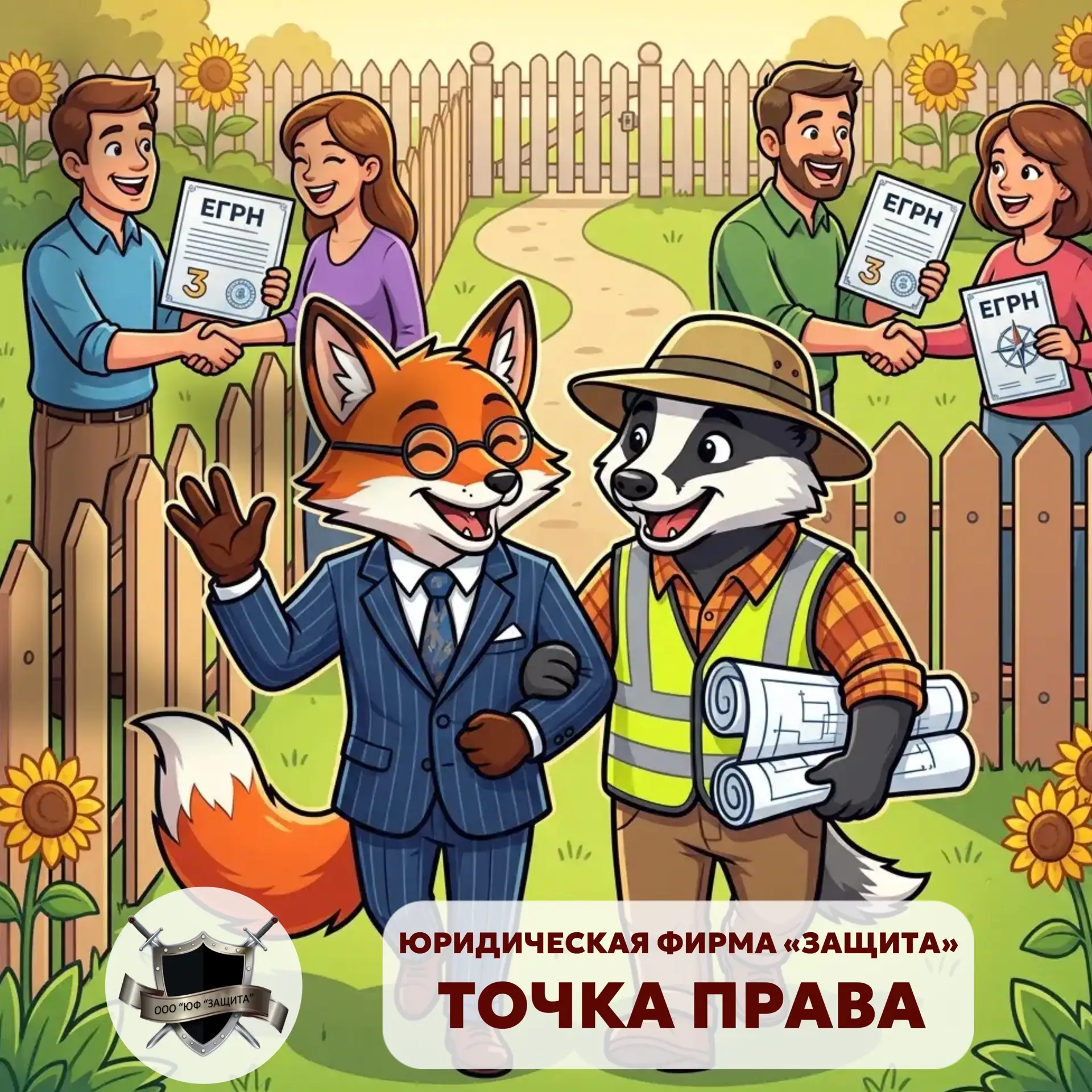Смежник (смежный землепользователь) - сосед по участку, чьи права на землю начинаются там, где закан