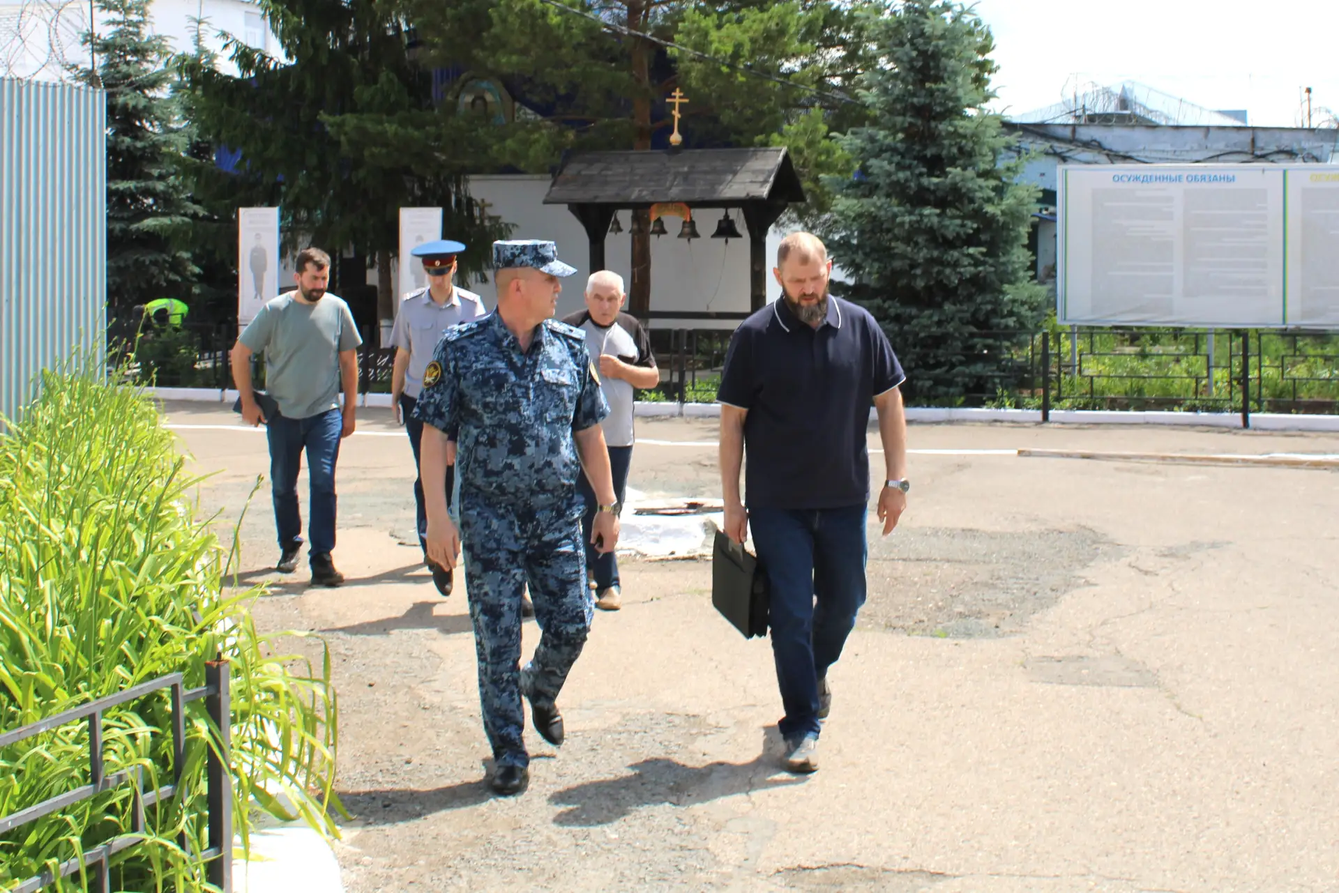 С рабочим визитом исправительную колонию №1 посетили председатель Общественной наблюдательной комисс