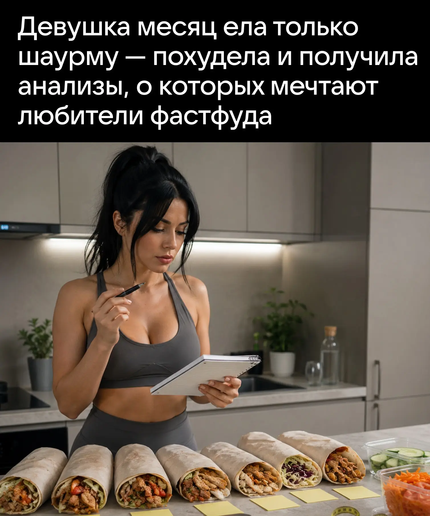 Девушка решила провести необычный эксперимент и на протяжении 30 дней питалась одной ша...