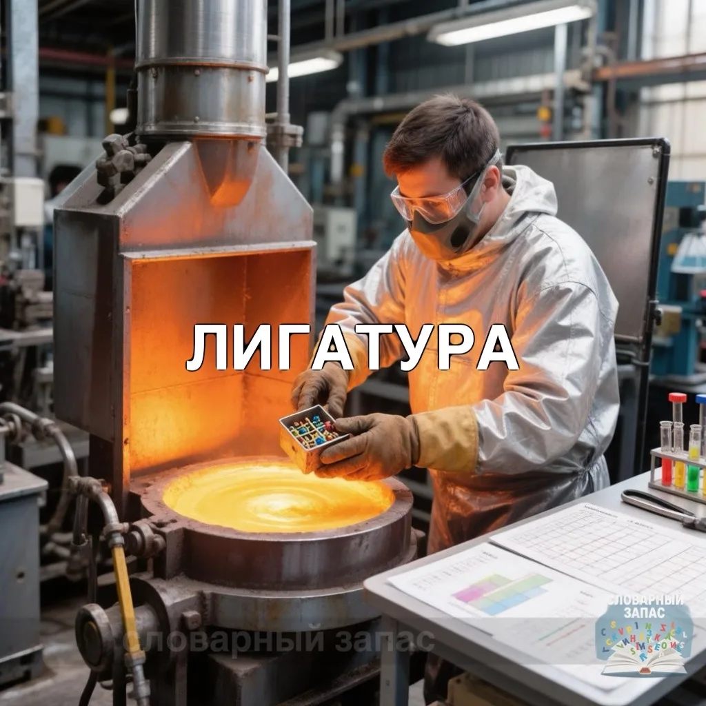 Лигату́ра — вспомогательный сплав, который вводят в жидкий металл для введения легирующих элементов 