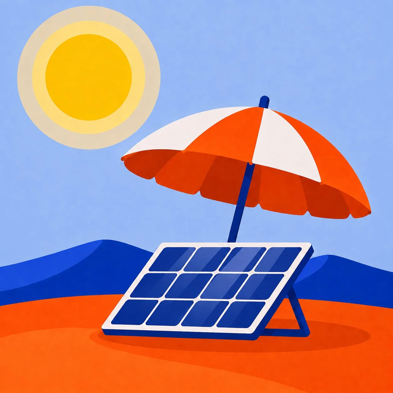 ☀️ Почему солнечные панели не любят жару?