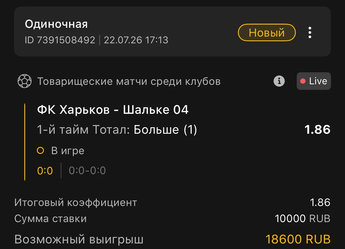 Товарищеские матчи ⚽️