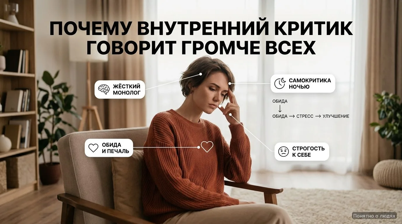 Почему внутренний критик говорит громче всех