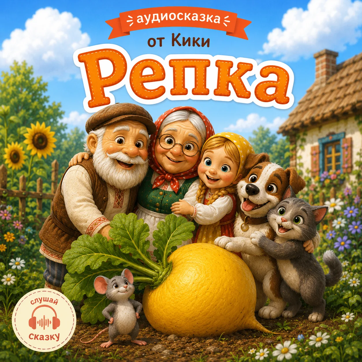 Новая сказка от Кики — «Репка»!