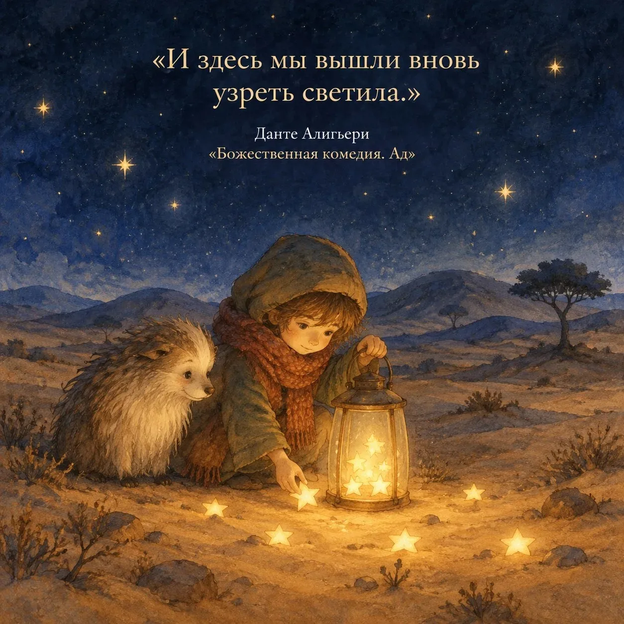 И здесь мы вышли вновь узреть светила.