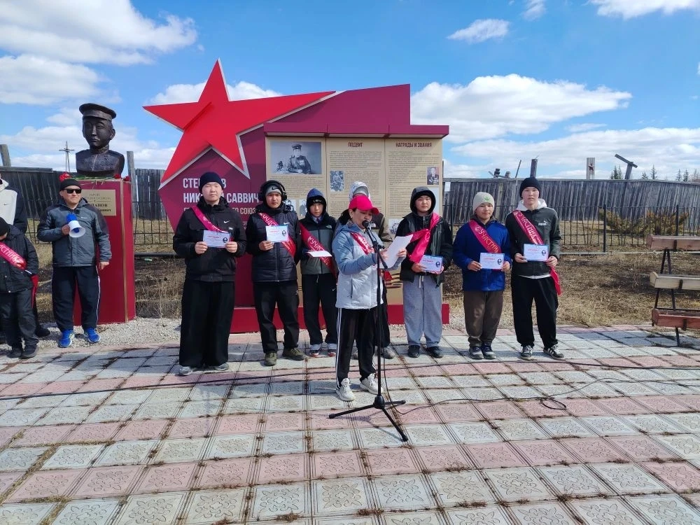 Сегодня наши юноши Андреев Эрхан, Григорьев Олег, Григорьев Эрсан – ученики 7 класса, В...