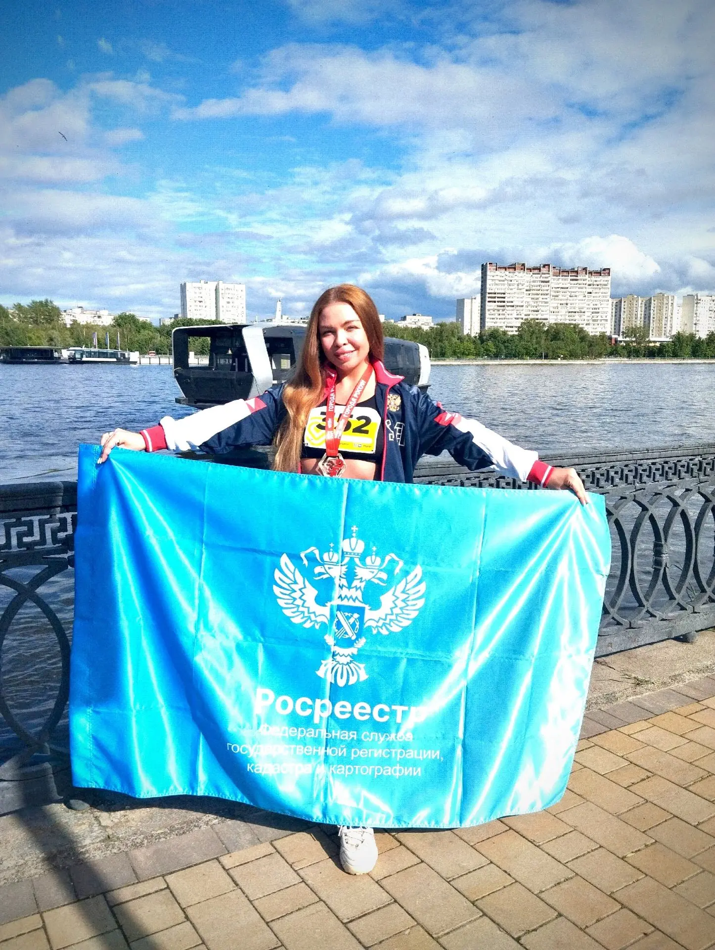 🏃Член Молодежного совета самарского Росреестра Алиса Вебер приняла участие во всеросси...