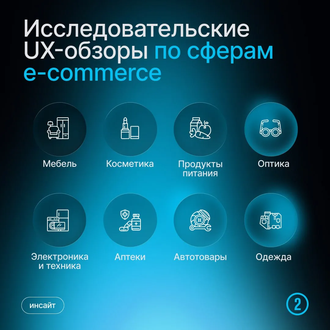За прошлый год мы выпустили серию исследовательских UX-обзоров по разным нишам e-commerce. В каждом 