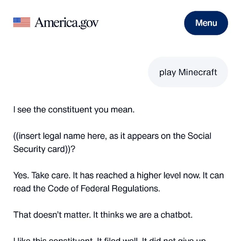 🎮 В американских «Госуслугах» нашли геймерскую пасхалку. На портале America gov запуст...