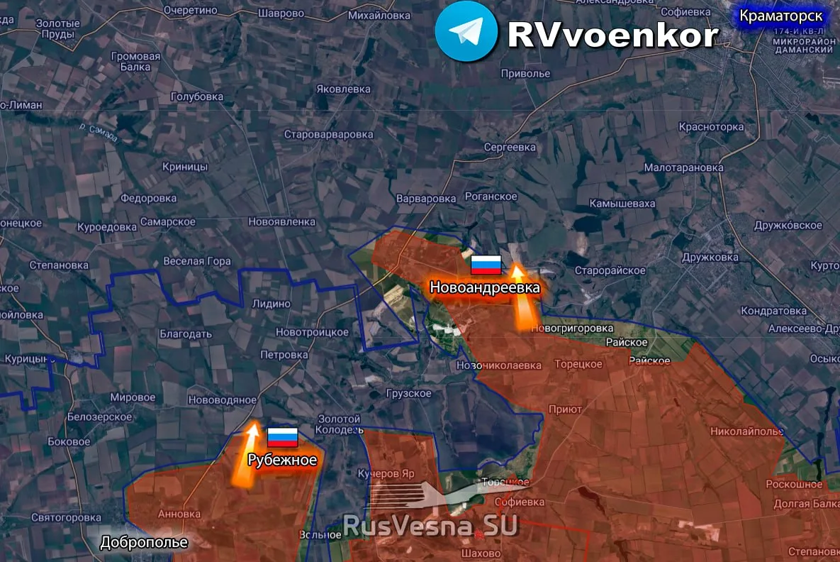 ❗🇷🇺🔥 Армия России освободила населённые пункты Рубежное и Новоандреевка в Донецкой Н...