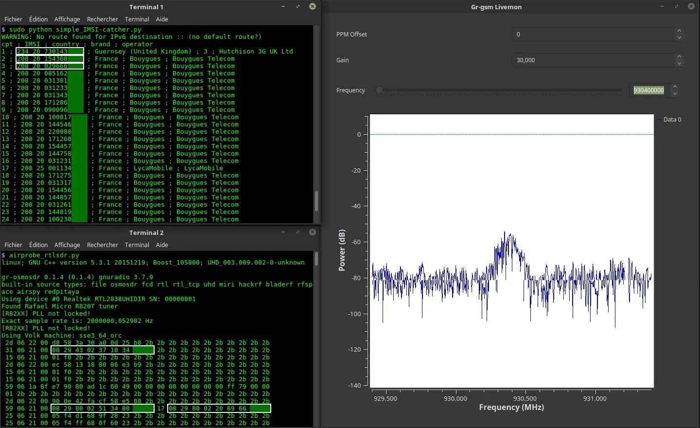 IMSI-catcher

IMSI-catcher — это программа, предназначенная для отображения IMSI-номеров мобильных т