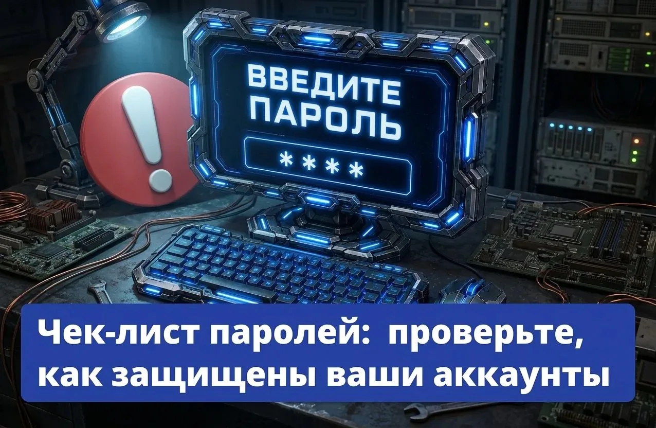 🔒 Хватит ставить в пароль дату рождения и кличку собаки! И уж точно не используйте одну комбинацию 