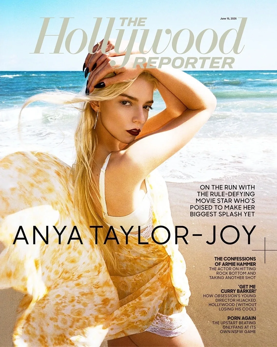 Аня Тейлор-Джой сияет в свежей съёмке для The Hollywood Reporter.
