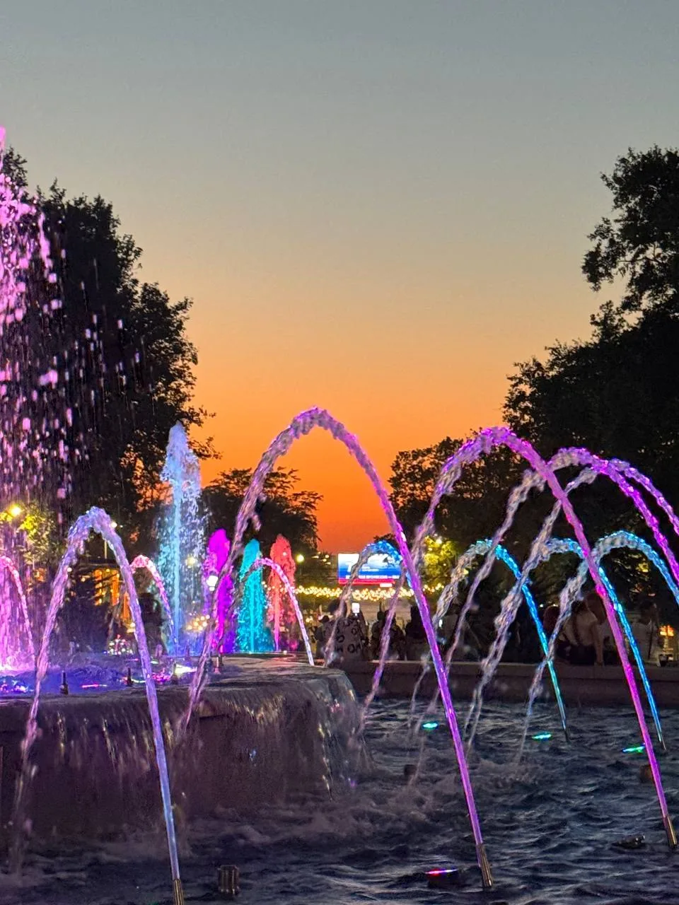 Вечерние фонтаны⛲️