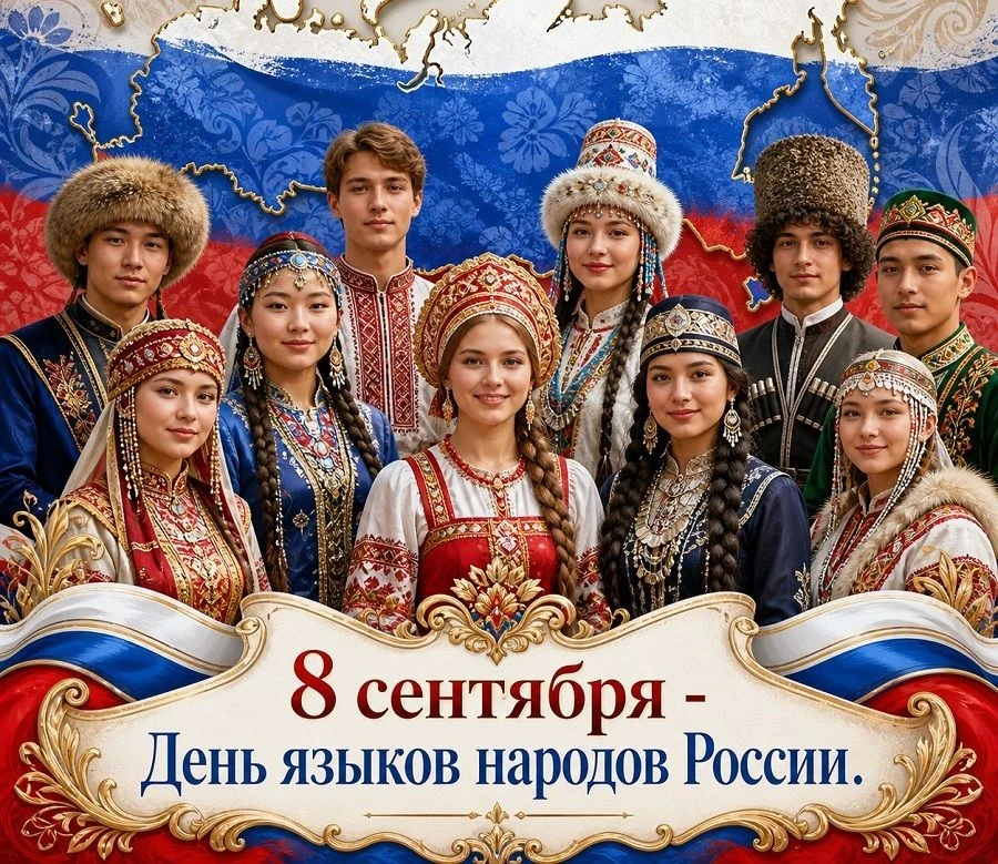 🗣️ 8 сентября — День языков народов России! Присоединяйся к Всероссийскому диктанту!