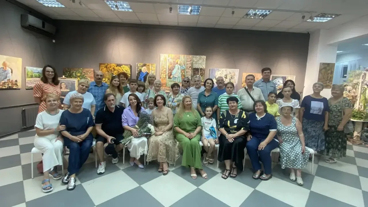 Сегодня в выставочном зале города Лабинска состоялось торжественное открытие выставки т...