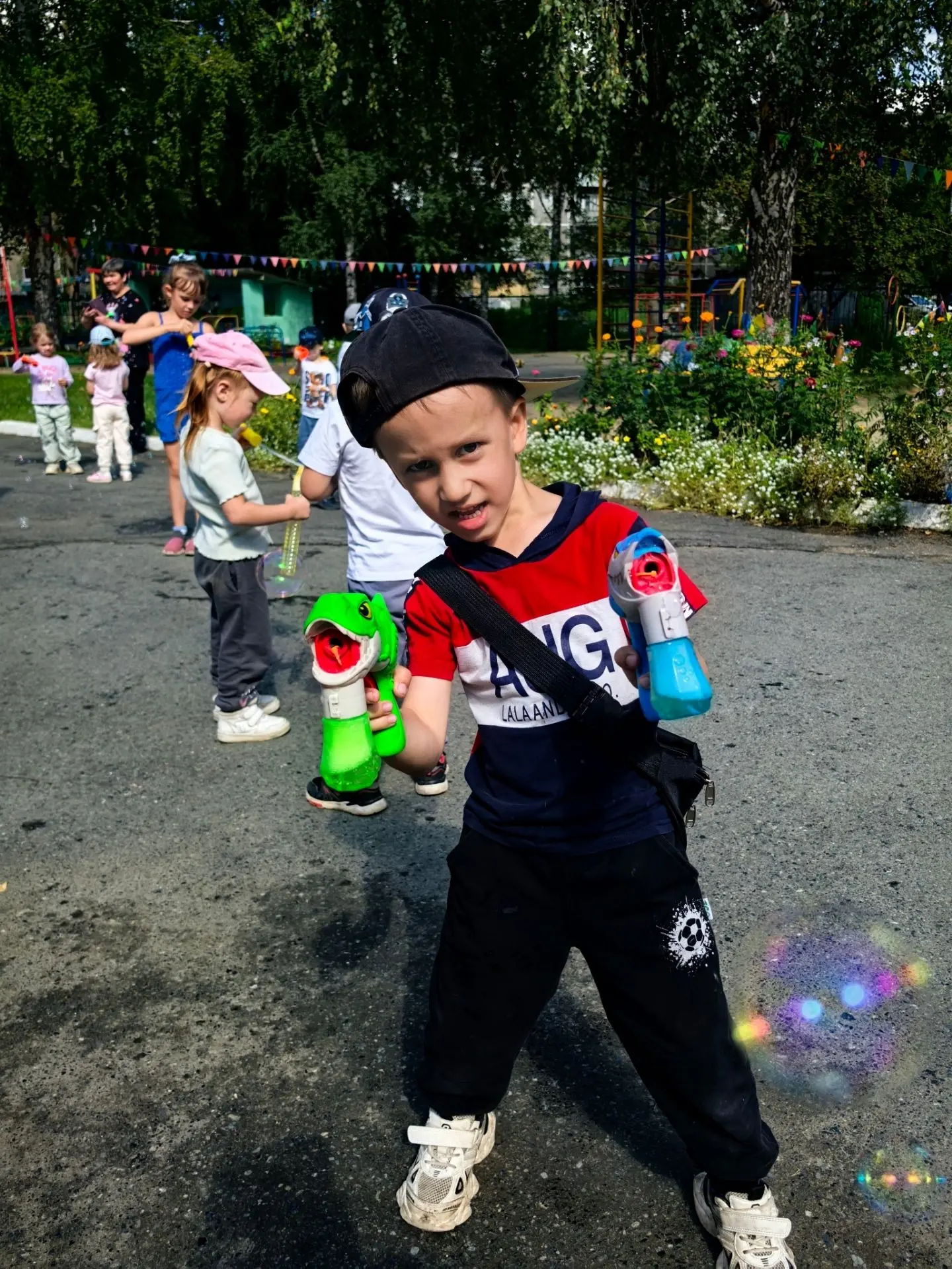 🎈 🔵Праздник мыльных пузырей в нашем детском саду! 🟣🎈