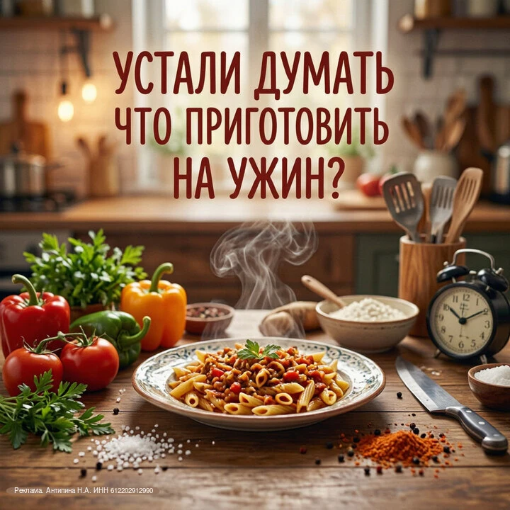 Устали думать, что приготовить на ужин? 🍳