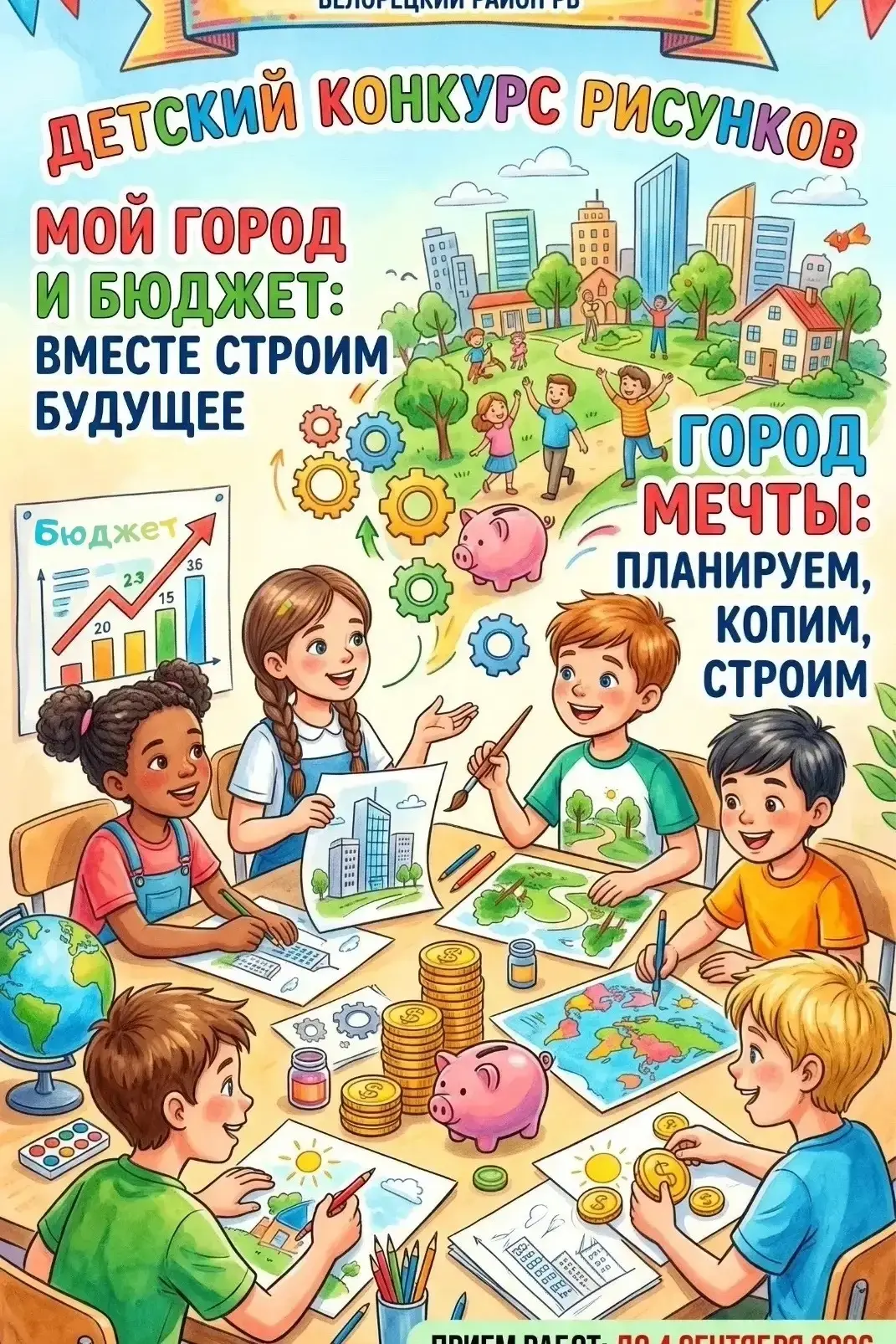 Финансовое управление администрации района приглашает детей принять участие в конкурсе ...