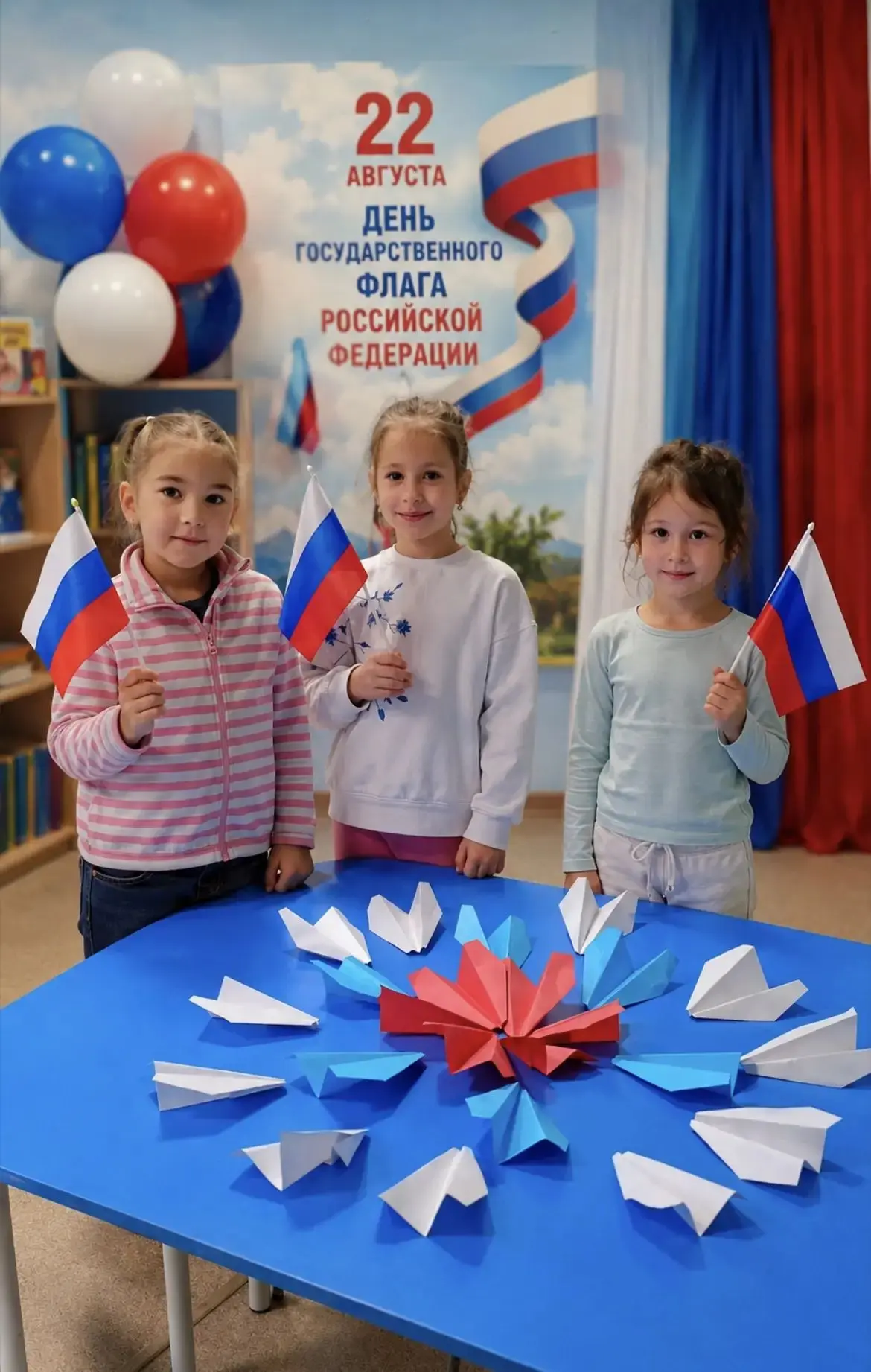🇷🇺🤍💙❤️ 22 августа в России отмечается День Государственного флага Российской Федера...