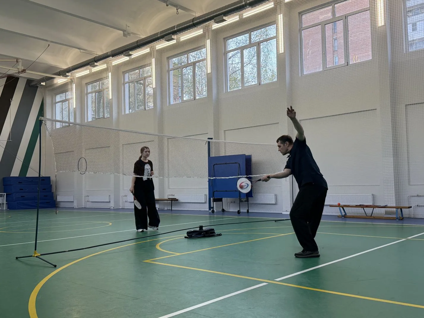 🎾Встреча с профессионалами ролибола на площадке Ударников!  21 апреля в нашей гимназии прошло особен