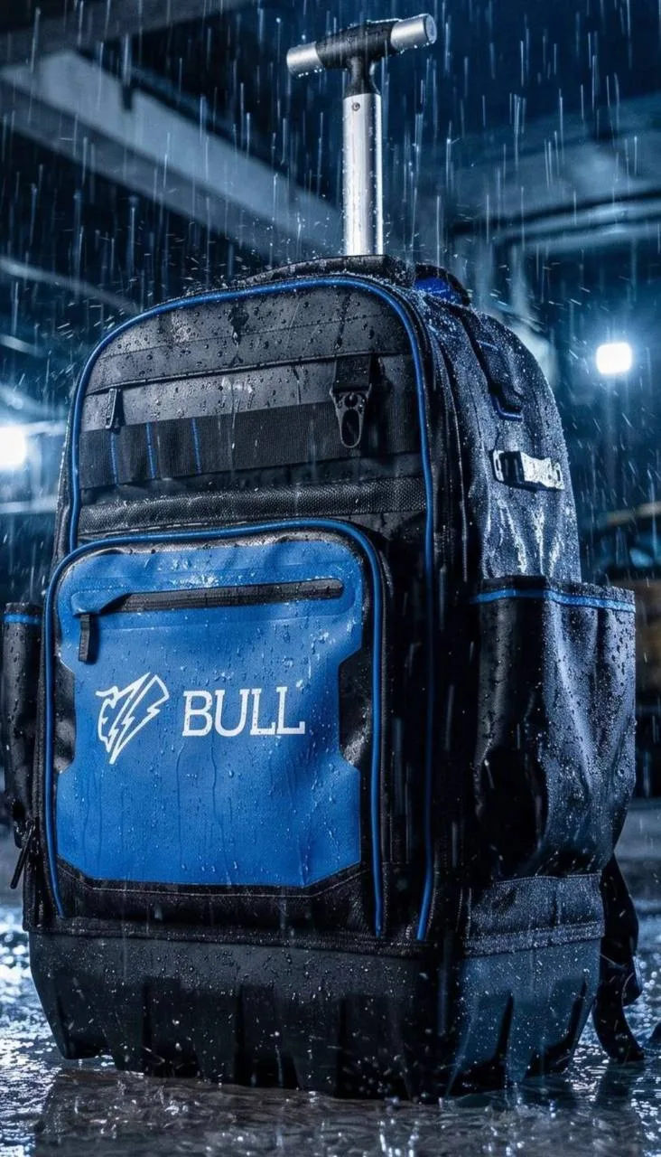 У Bull новый рюкзак, но он дороже Hanskonner, т.к колеса есть, и карманов больше