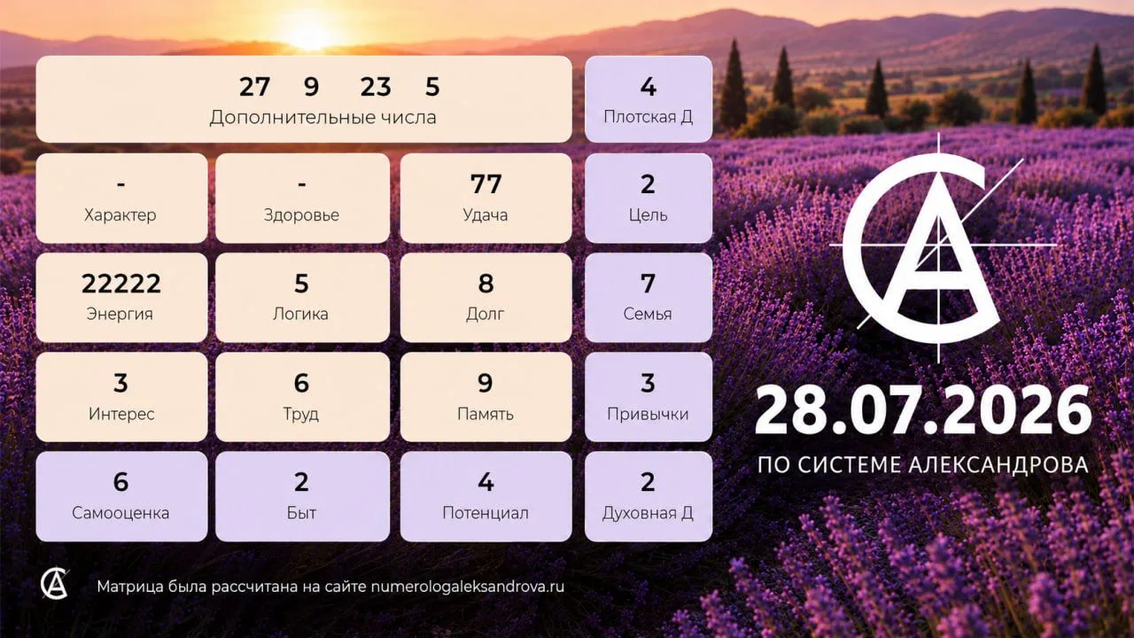 Прогноз на 28 июля

«23 5» в основе направьте силы и весь свой интерес на построение планов

В цели 