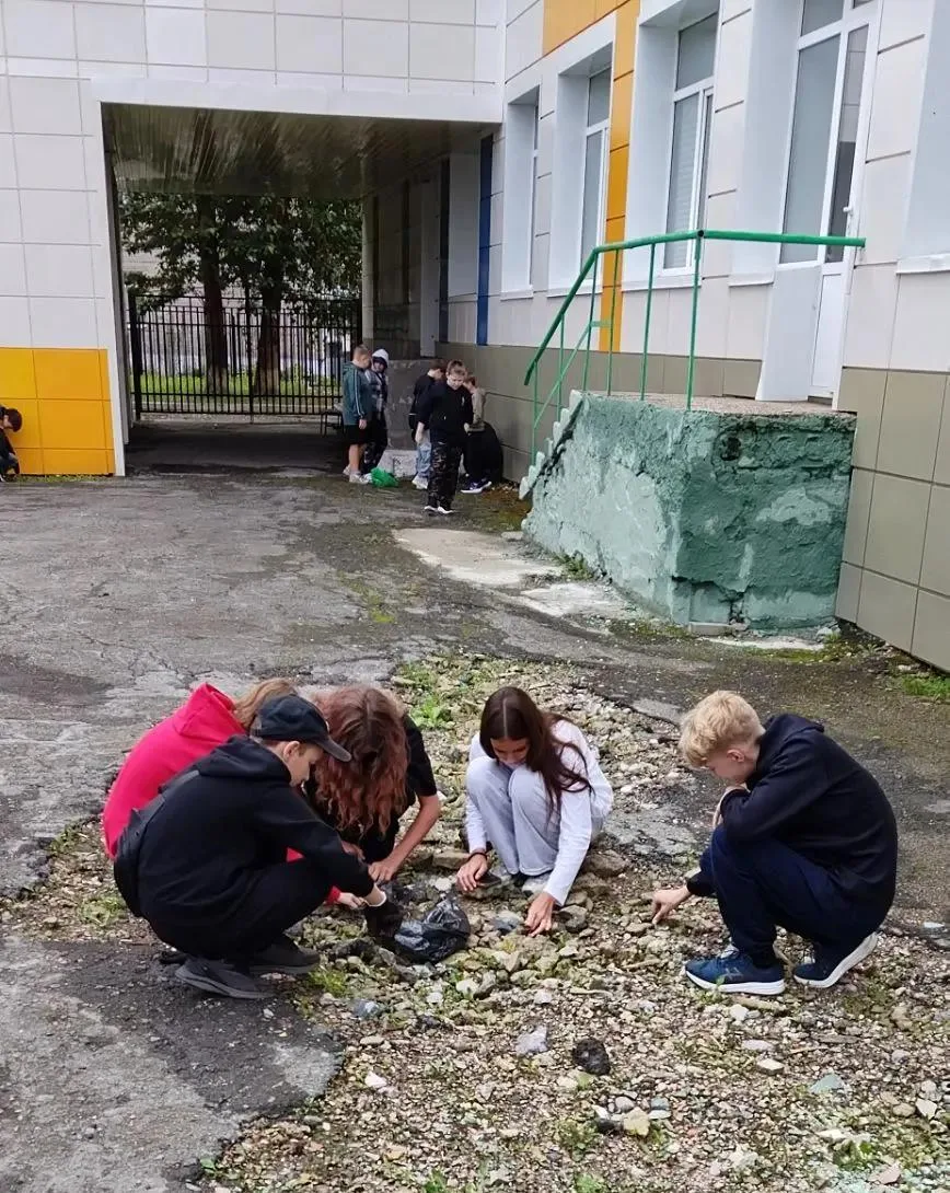 🔥Начало новой трудовой недели.Ребята из зелёного патруля продолжают работать на благо ...