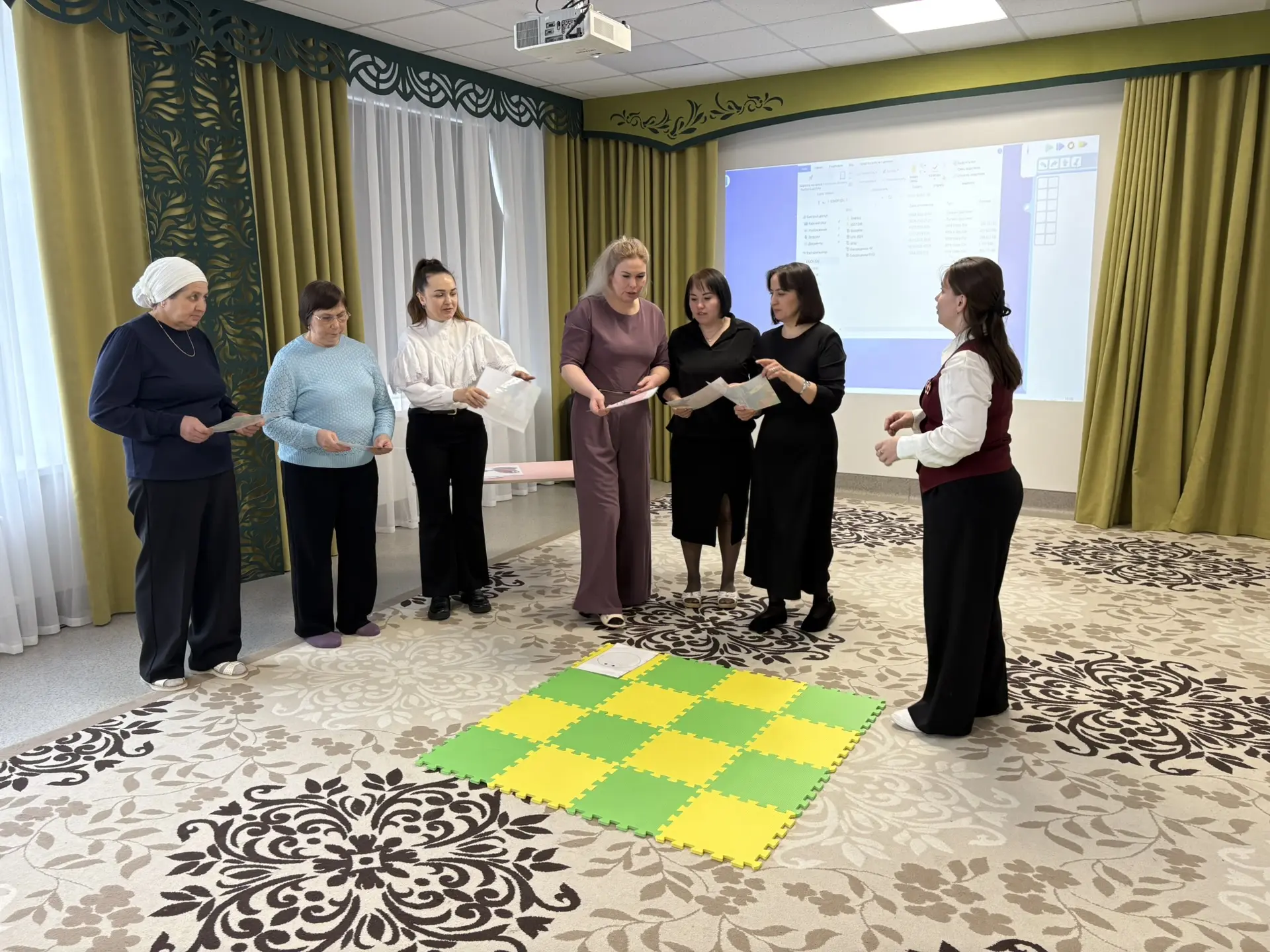 📍В МБДОУ — Тюлячинский детский сад №1 состоялся районный семинар на тему: «Организация...