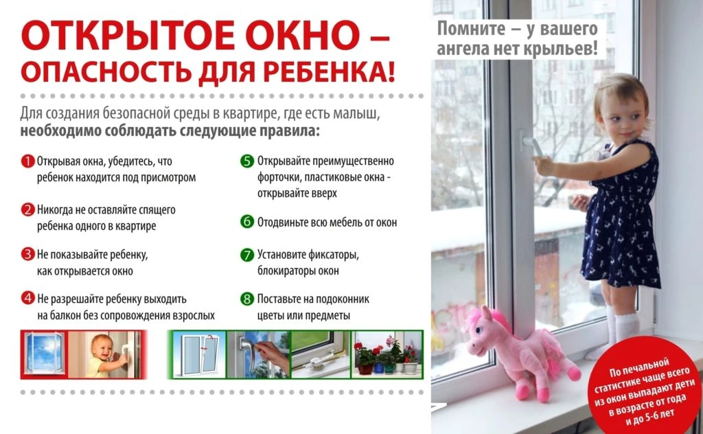 Безопасность детей: правила защиты от выпадения из окон 🪟

С наступлением тепла возрастает риск дет