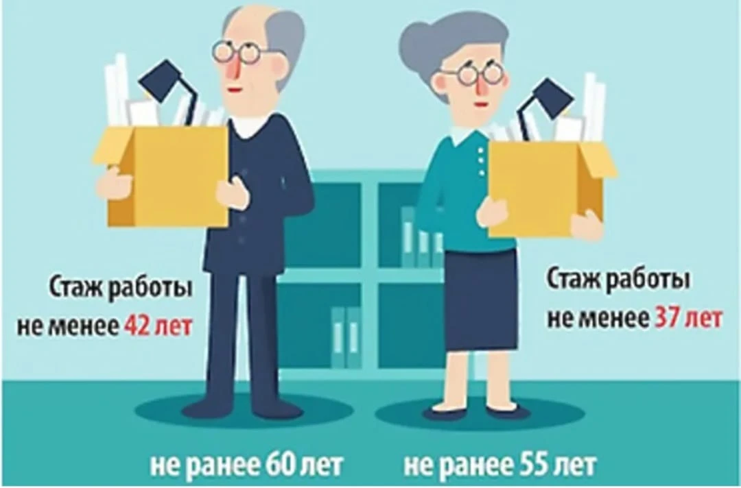Досрочное назначение пенсии за длительный стаж