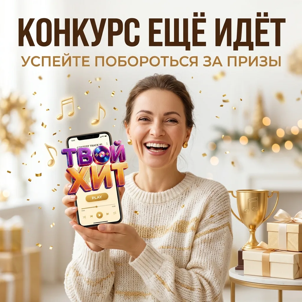 🎶 Успейте побороться за призы — конкурс ещё идёт! 🏆