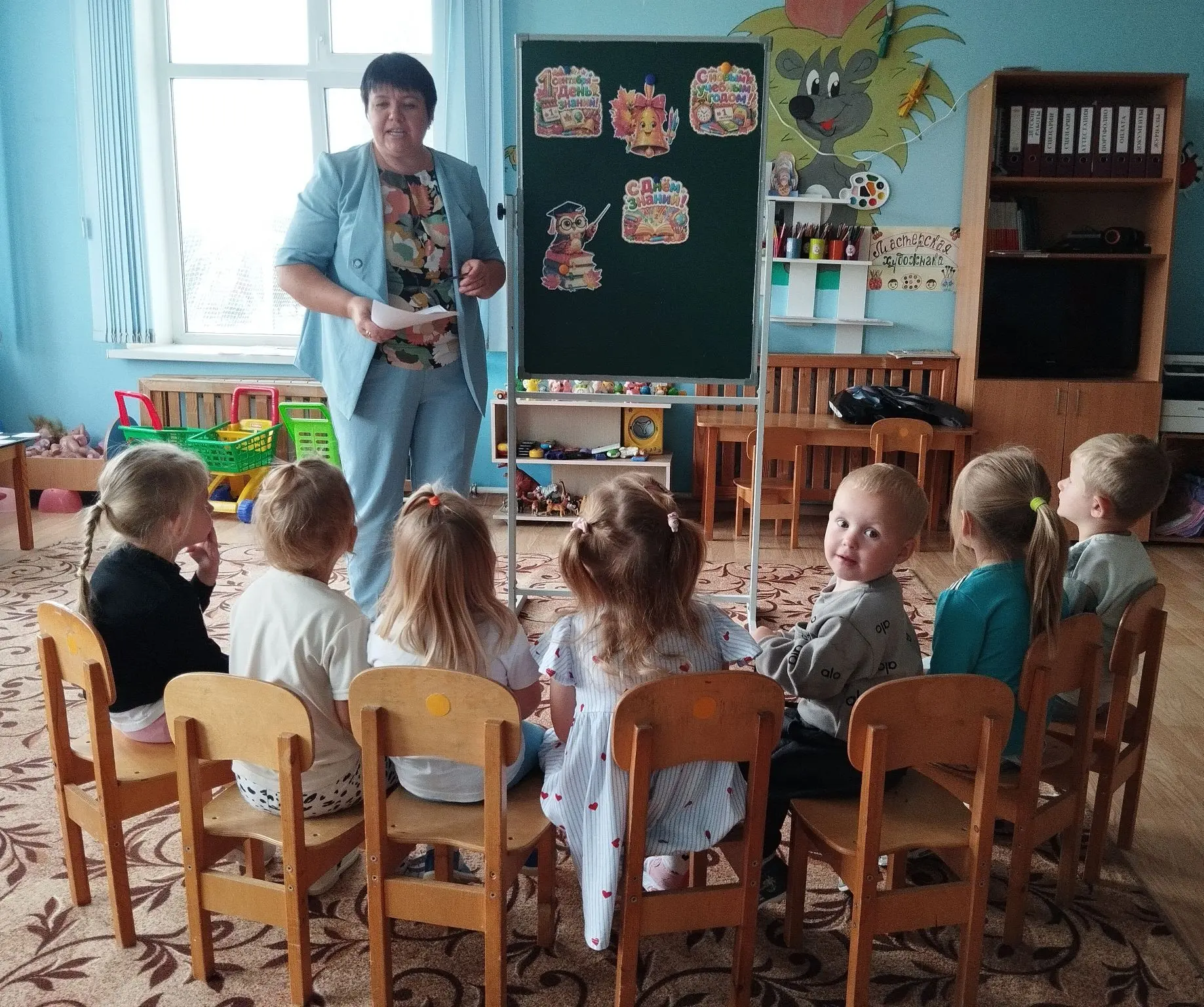 Сегодня в нашем детском саду прошёл День знаний.