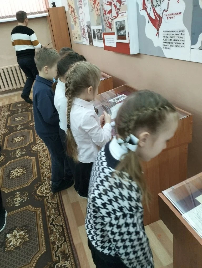 В рамках военно-патриотического месячника, на этой неделе Музей Маршала А.М. Василевского впервые по