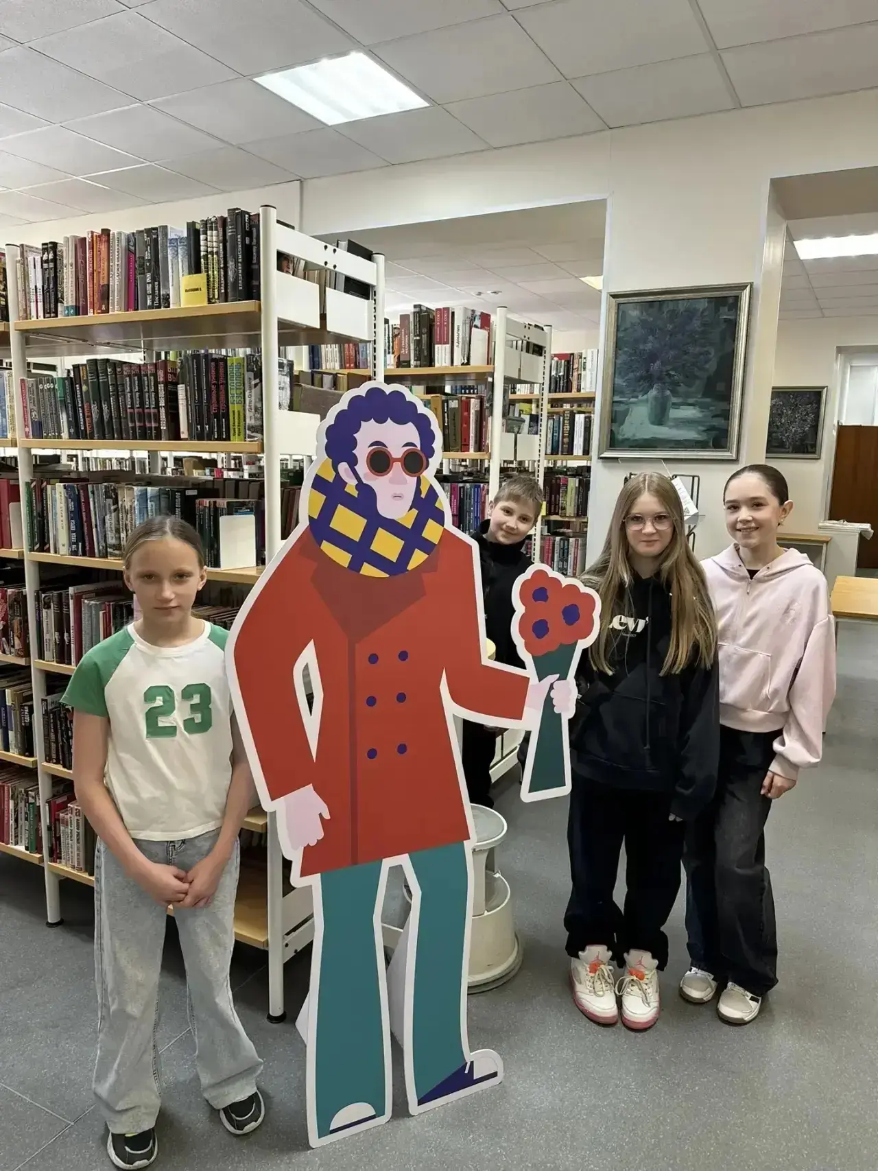📚✨5А класс отправился в увлекательное путешествие в центральную библиотеку имени А.С. Пушкина! Ребят
