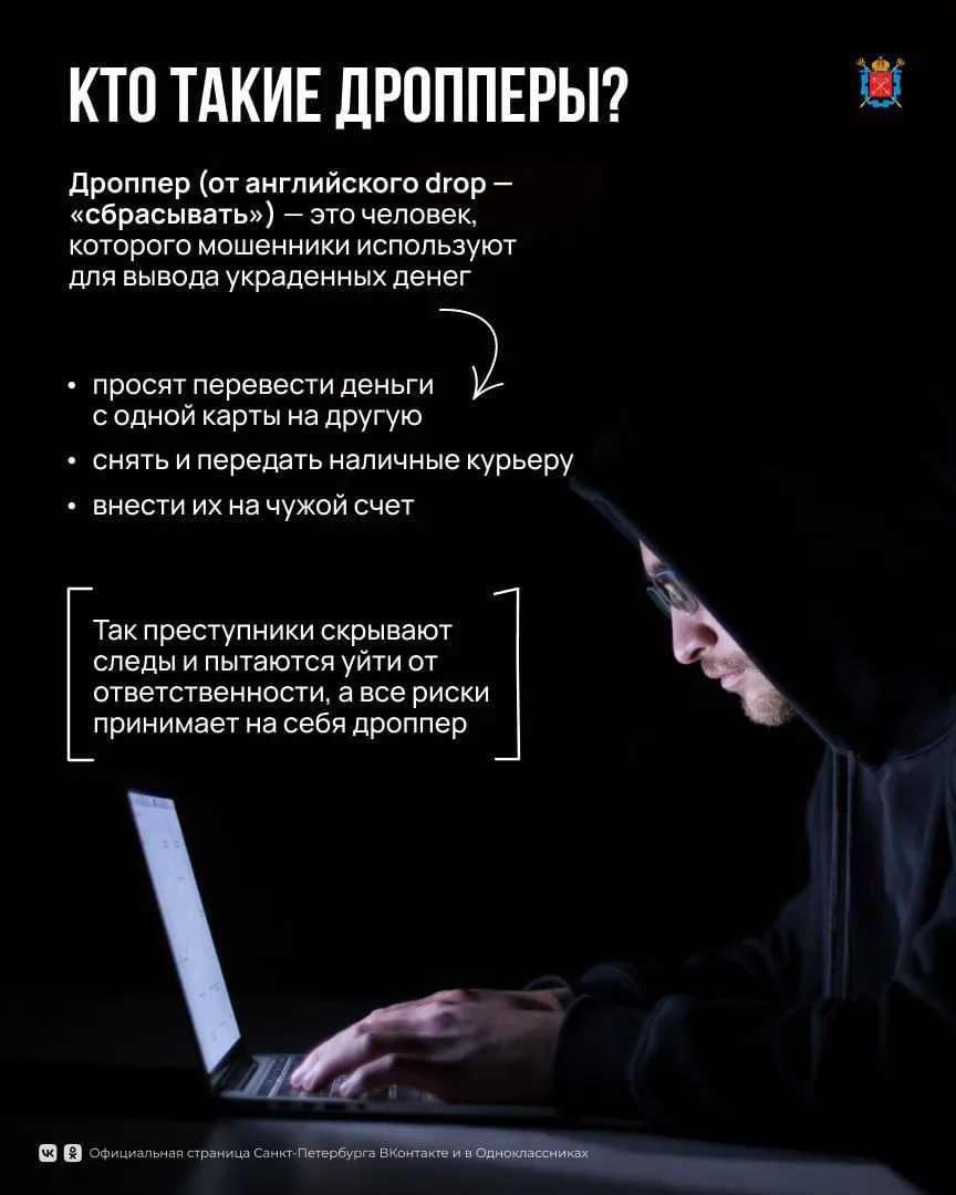 В погоне за лёгкими деньгами или стараясь помочь новым «друзьям», подросток рискует стать жертвой мо