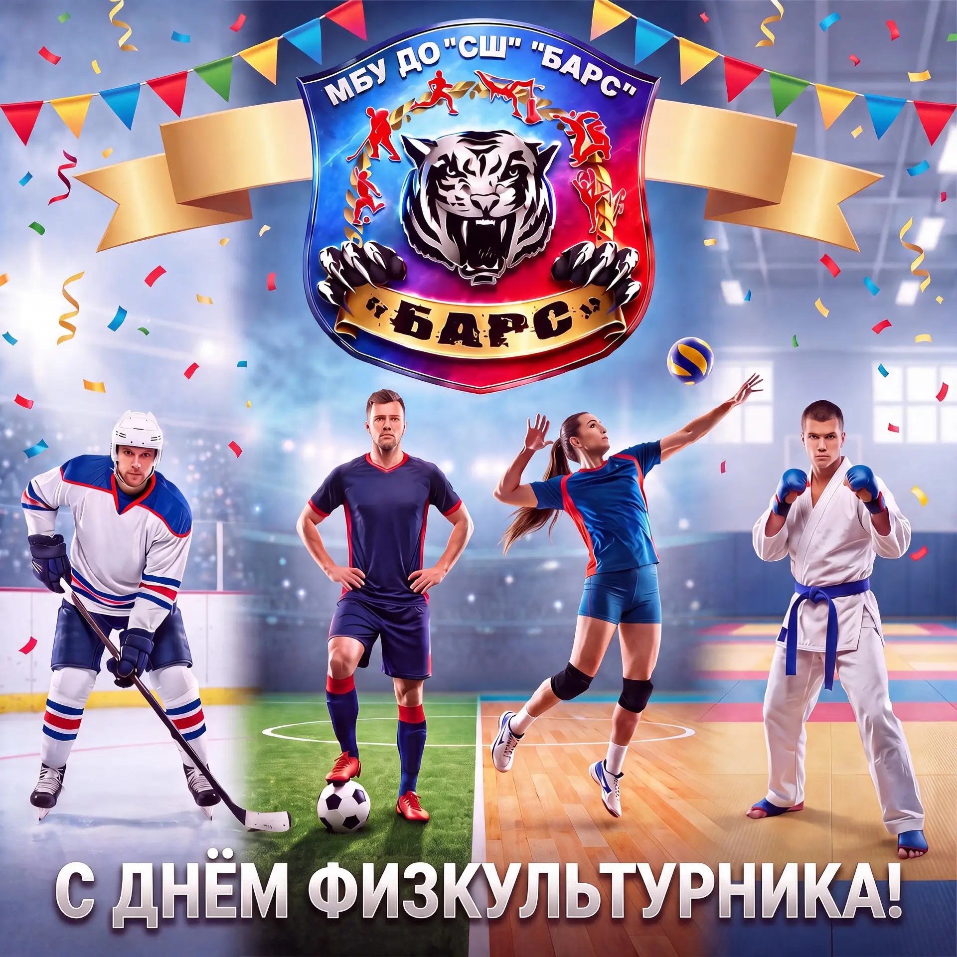 С праздником, наша спортивная семья! ❤️